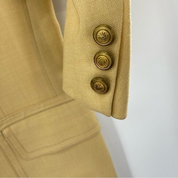 Vintage 1960s Yellow Kingsridge Suit Jacket - Picture 7 of 16